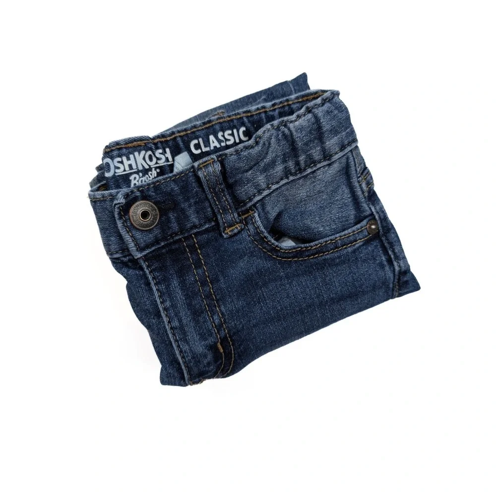 OshKosh B'Gosh Classic Fit Blue Denim Wash Straight Leg Jeans Kid's Size 5R‎